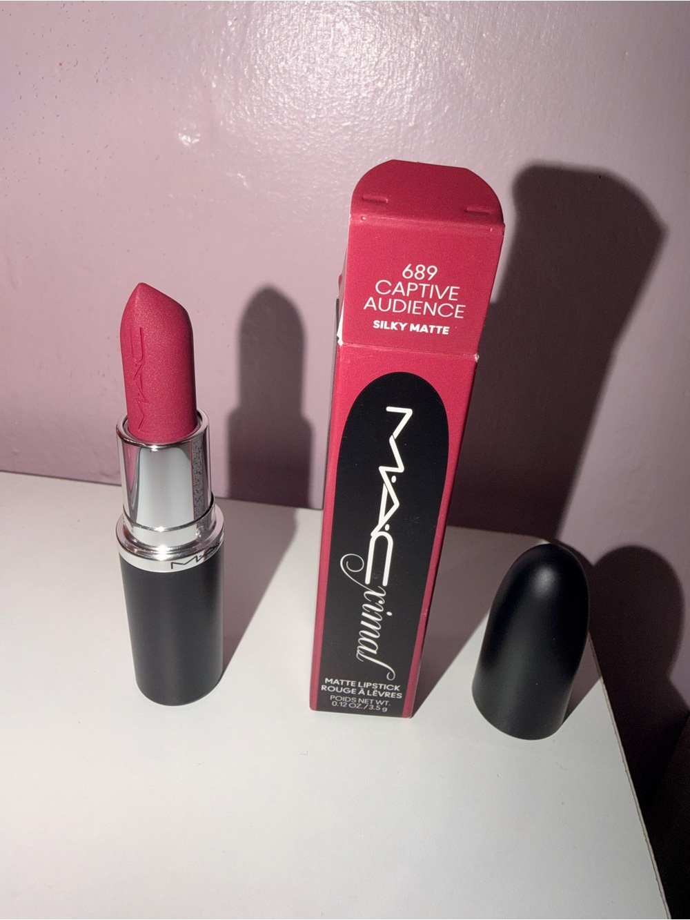 MAC Cosmetics Silky Matte Lipstick - Captive Audience (Deep Pink)